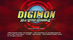 Digimon All-Star Rumble Title Screen